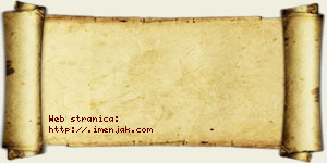 Jefimija Ivanović vizit kartica